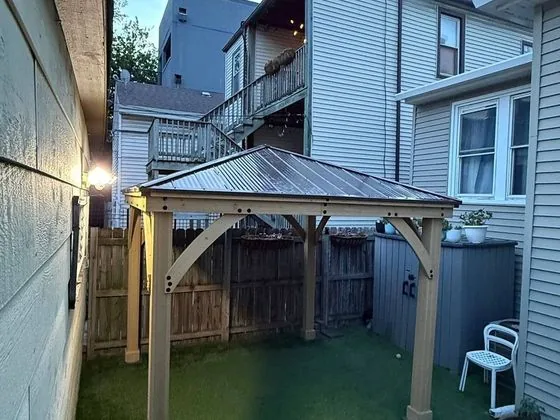 Finished wood gazebo — Hoffman Estates, IL